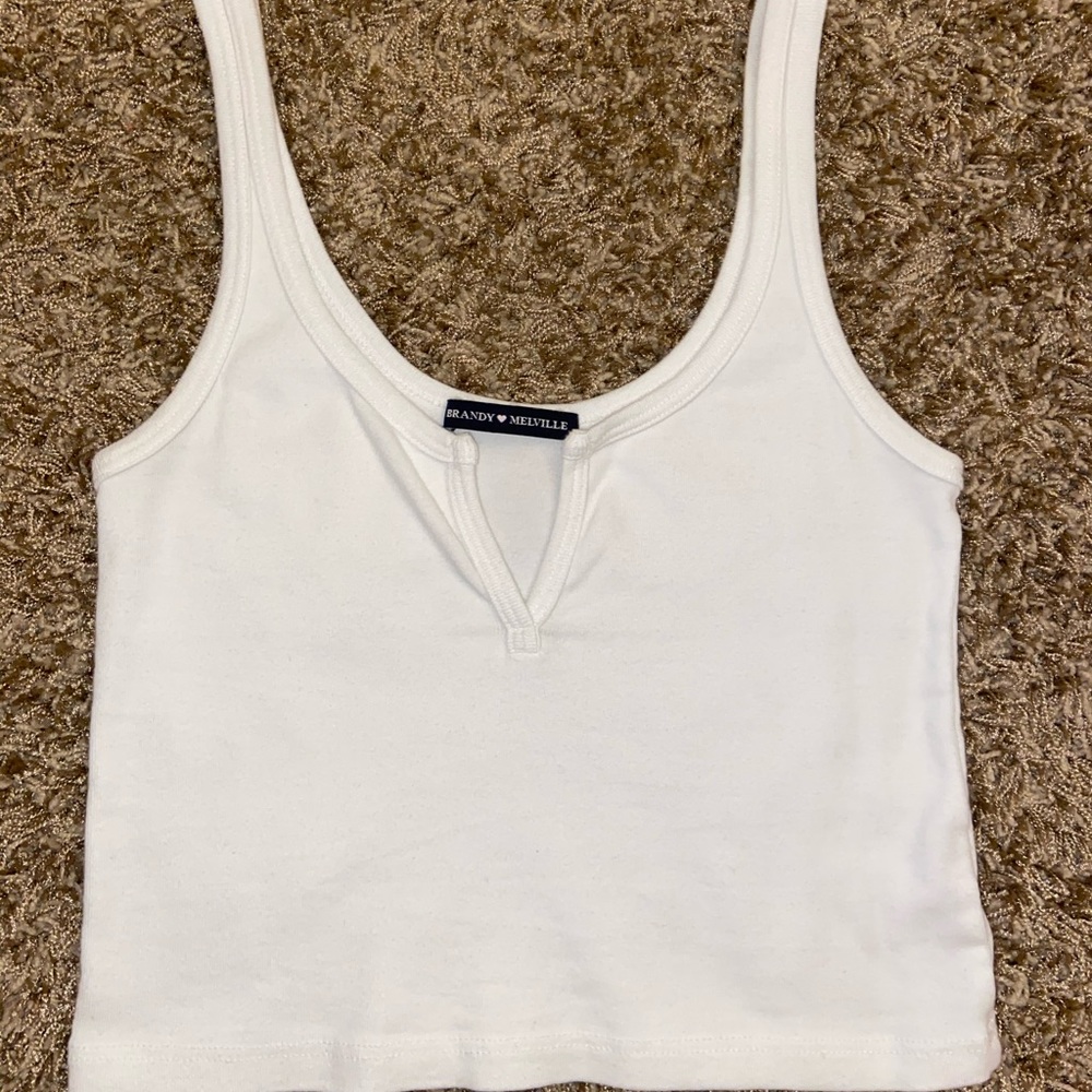 White Brandy Melville Tank Top